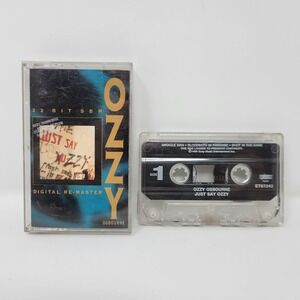 Ozzy‎ Osbourne Just Say Ozzy Cassette Tape 1990 Digital Re-Master 22 Bit